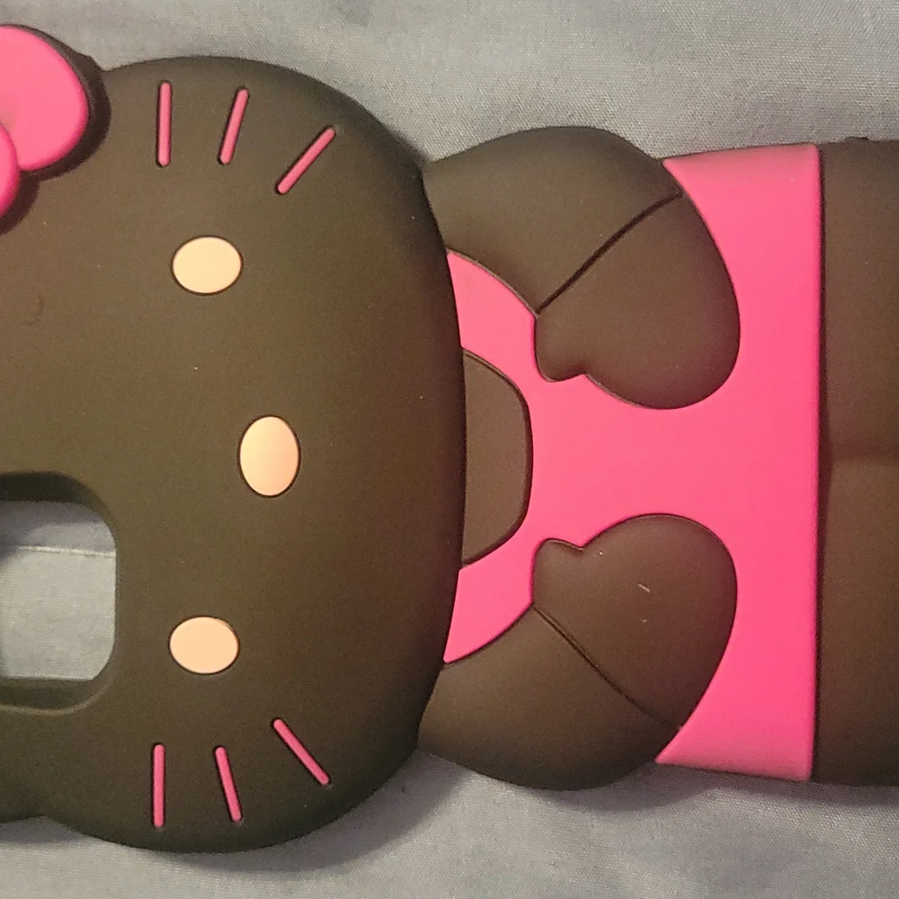 Cute Pink and Black Camera Case
